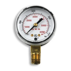 Smith 2″ Pressure Gauge, 6000 PSI/Bar – GA145-03