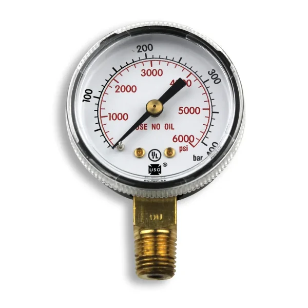 Smith 2″ Pressure Gauge, 6000 PSI/Bar – GA145-03