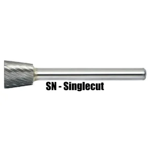 Mastercut SN-2 3/8″ Inverted Cone Shape Carbide Burr (1 Burr)