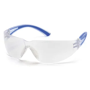 Pyramex SN3610S Cortez Navy Temples Safety Glasses W/ Clear Lens (12 each)
