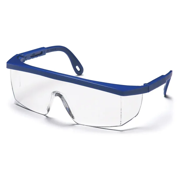 Pyramex SN410S Integra Blue Safety Glasses W/ Clear Lens (12 each)