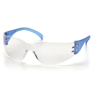 Pyramex SN4110S Intruder Blue Temples Safety Glasses W/ Clear-Hardcoated Lens (12 each)