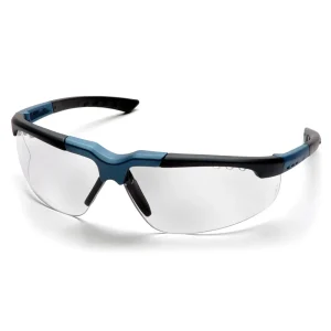 Pyramex SNC4810D Reatta Blue-Charcoal Safety Glasses W/ Clear Lens (12 each)