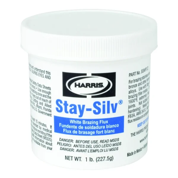 HARRIS® SSWF1 STAY-SILV WHITE FLUX 1LB JAR