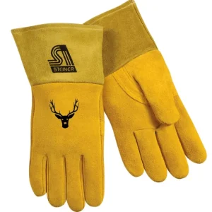 Steiner Industries Sof-Buck™ Premium Reverse Grain Deerskin MIG Welding Gloves #02276 – (Large)