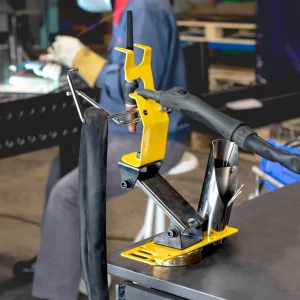 Strong Hand TIG Torch Rest with Cable Hanger & Accessory Plate with Consiter, Adjustable Height- MRT300