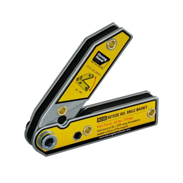 Strong Hand Tools Adjustable Inside / Outside Angle Magnet, 6″ – MLA600