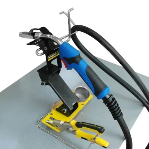 Strong Hand MIG Torch Rest with Cable Hanger & Accessory Plate, Adjustable Height – MRM200
