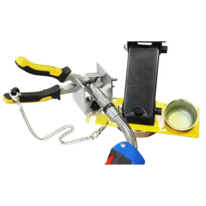 Strong Hand MIG Torch Rest with Cable Hanger & Deluxe Accessory Plate, Adjustable Height – MRM300