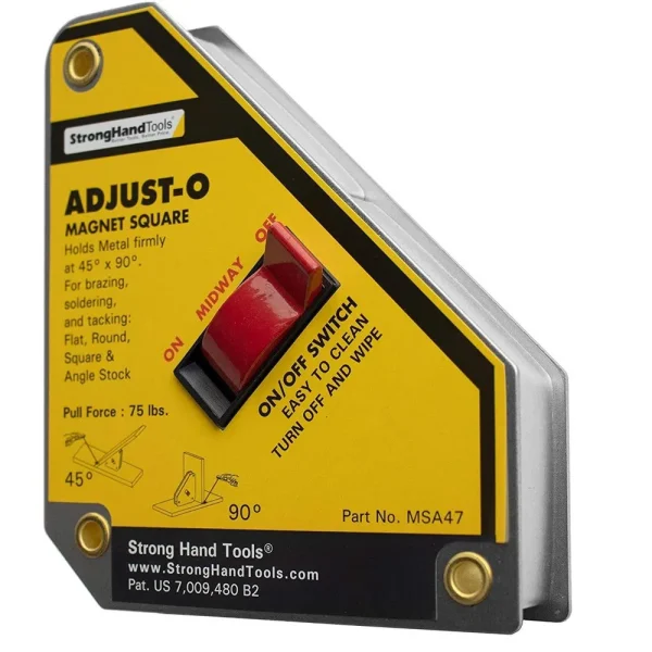 Strong Hand Large Adjust-O Magnet Square – MSA47