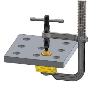 Strong Hand Tools MagSpring Sliding Arm Clamp, 3 1/4″ Throat – UDV65