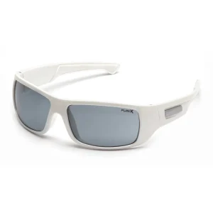 Pyramex SW8520DT Furix™ White Safety Glasses W/ Gray Anti-Fog Lens (12 each)