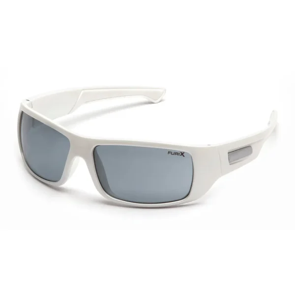 Pyramex SW8520DT Furix™ White Safety Glasses W/ Gray Anti-Fog Lens (12 each)