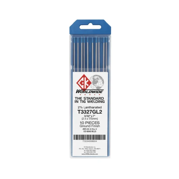 CK Worldwide 2% Lanthanated Tungsten, 10/pk