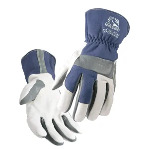 Black Stallion T50L TIGSTER PREMIUM GRAIN GOATSKIN & FLAME-RESISTANT TIG GLOVES, LARGE