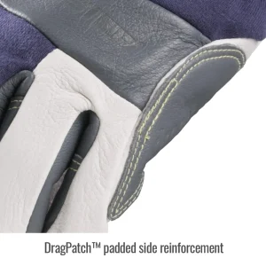 Black Stallion T50L TIGSTER PREMIUM GRAIN GOATSKIN & FLAME-RESISTANT TIG GLOVES, LARGE