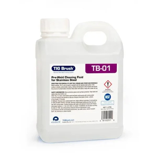 Ensitech TIG Brush TB-01 Pre-Weld Cleaning Fluid (Quart and Gallon Avail)
