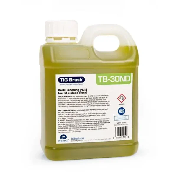 Ensitech TIG Brush Stainless Steel Weld Cleaning Fluid – TB-30ND
