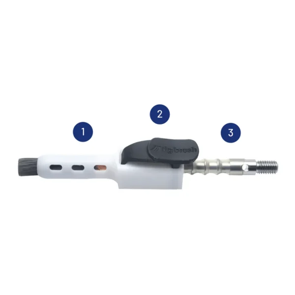 TIG Brush LokWand Applicator for Red Handle Cable (P1281-LW00)