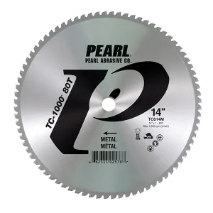 Pearl Abrasive TC014M 14 x 1 Pearl® TC-1000™ Titanium Carbide Tip Blade, 80 Teeth