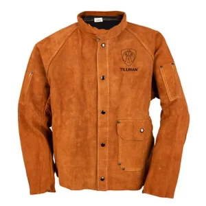 Tillman 3830 Premium Side Split Cowhide Leather Jacket, Dark Brown, 30″ L, XL | 3830XL