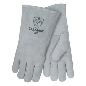 Tillman Welding Gloves: Gray Cowhide – Large