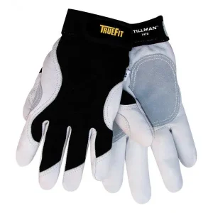 Tillman 1470 Truefit™ Gray/Black Goatskin Work Gloves (12 Pair)