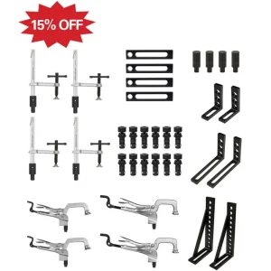 Buildpro 34-piece Fixturing Kit for 5/8″ Holes TMK810