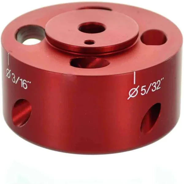 CK Worldwide TS10 Tungsten Grinder Replacement Head (Red) For 1/8″, 5/32″, 3/16″ & 1/4″ Tungsten Electrodes (TS3-HR)