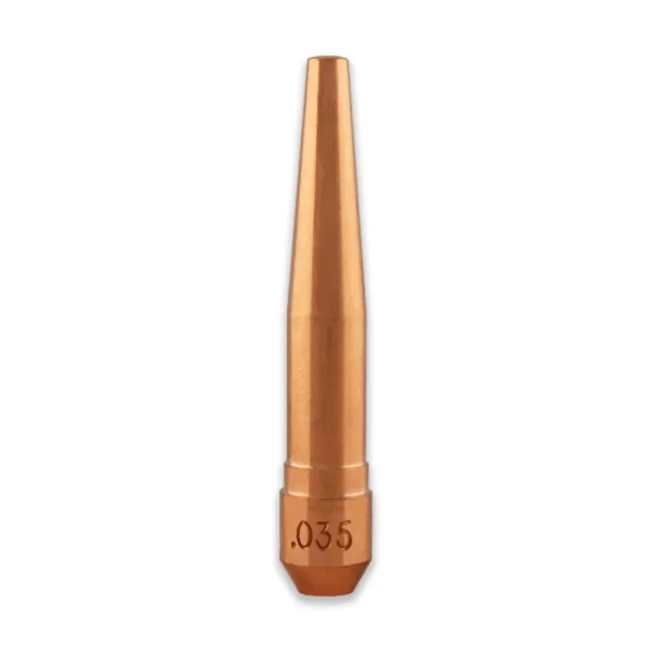 Bernard TT-035 Centerfire Tapered Contact Tip for 0.035″ Wire, 10/PACK