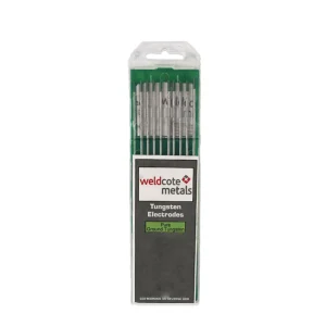 WELDCOTE TUNG116X7PURE EWP 1/16 X 7″ PURE TUNGSTEN GREEN TIG TUNGSTEN ELECTRODE, 10/PACK