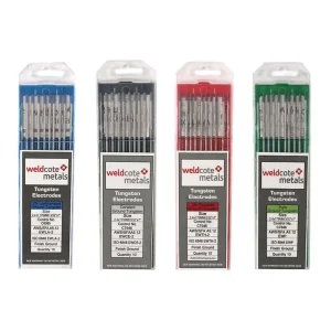 WELDCOTE TUNG18X7LAN15 EWLa-1.5 1/8 X 7″ 1.5% LANTHAN GOLD TIG TUNGSTEN ELECTRODE, 10/PACK