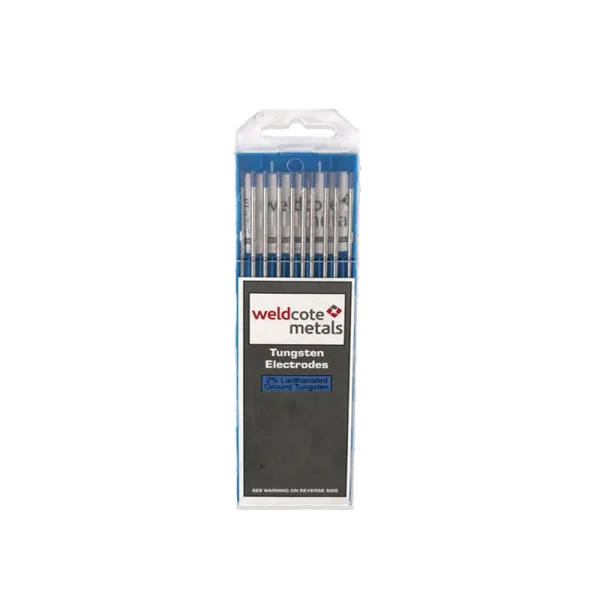 WELDCOTE TUNG18X7LAN2 EWLa-2 1/8 X 7″ 2% LANTHANUM BLUE TIG TUNGSTEN ELECTRODE, 10/PACK