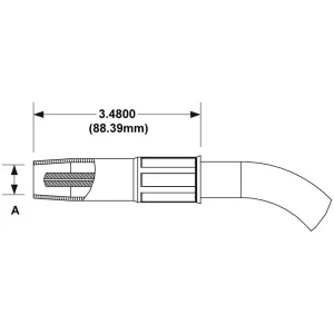 Tweco 24A Series 24A-37SS Nozzle (3/8) Tip Recess – 2/pk – 1240-1101