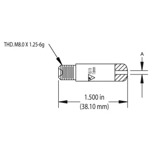 Tweco – WELDSKILL Ws165-52 CONTACT TIP – 25 Per Pack – 1160-1427