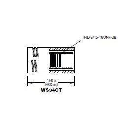 Tweco – WELDSKILL WS34CT NOZZLE INSULATOR – 1340-1126
