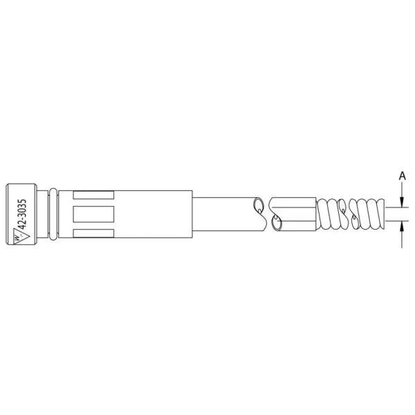 TWECO – WeldSkill WS42-4045-15 Conduit Liner (040-045, 15FT) Steel Wound – 1420-1141