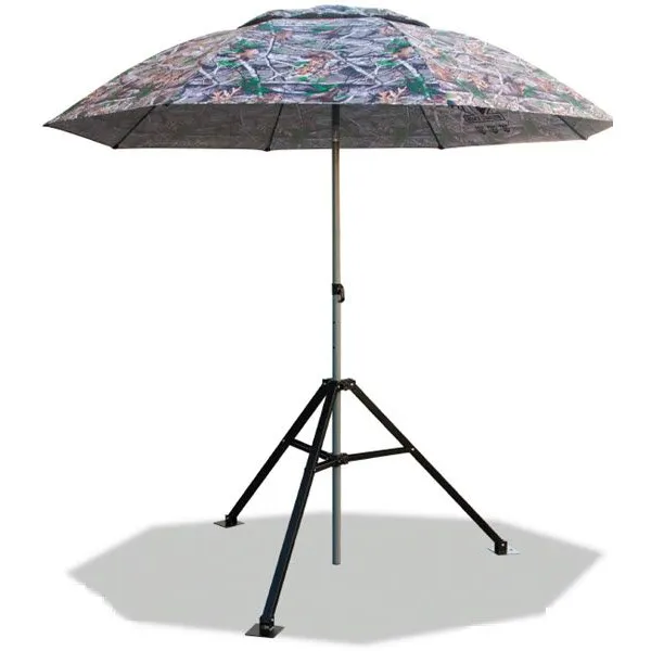 Black Stallion Core Industrial Umbrella w/Tripod Stand UB250-CAM