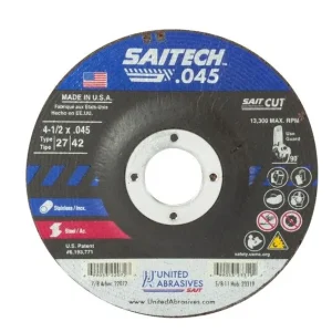 SAIT 4-1/2x.045×7/8 SAITECH High Performance Cut-off Wheels #22072