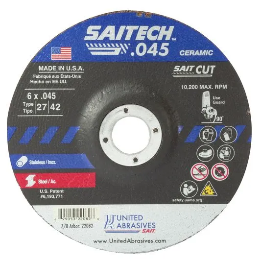 SAIT 6x.045×7/8 SAITECH High Performance Cut-off Wheels #22082
