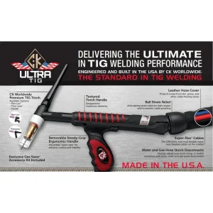 CK WorldWide UltraTig Premium Torch (Rigid) USTL210