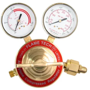 Flame Tech Heavy Duty Acetylene Regulator – CGA 300 VHAR-21-300