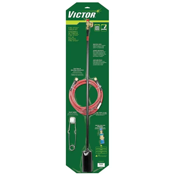 Victor HT-500 Torch Kit, Fire-Stick, 500,000 BTU’s – 0384-1261