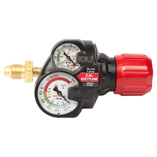 Victor Edge 2.0 ESS42 Acetylene Regulator, CGA 410 – 0781-3605