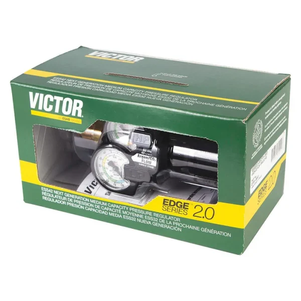 Victor EDGE 2.0 Single Stage CO2 Regulator, CGA-320, 0-40 psi – 0781-3642