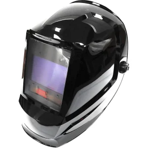 Washington Alloy WA H800D-TC TRUE COLOR AUTO DARKENING W/ DIGITAL FILTER HELMET – BLACK (4″ X 5″)