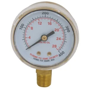 Washington Alloy WA PG2400 2″ Replacement Pressure Gauge – 400 psi