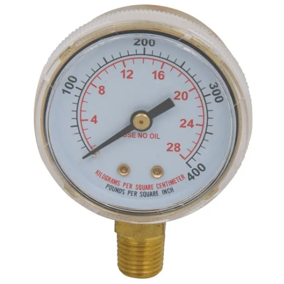 Washington Alloy WA PG2400 2″ Replacement Pressure Gauge – 400 psi