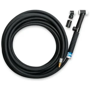 Weldcraft Air-Cooled TIG Torch 25′ (7.6m), Rubber – WP-150V-25-R