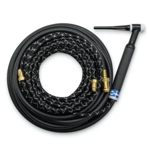 Weldcraft Braided TIG Torch Package, 25′ – WP-18-25-R